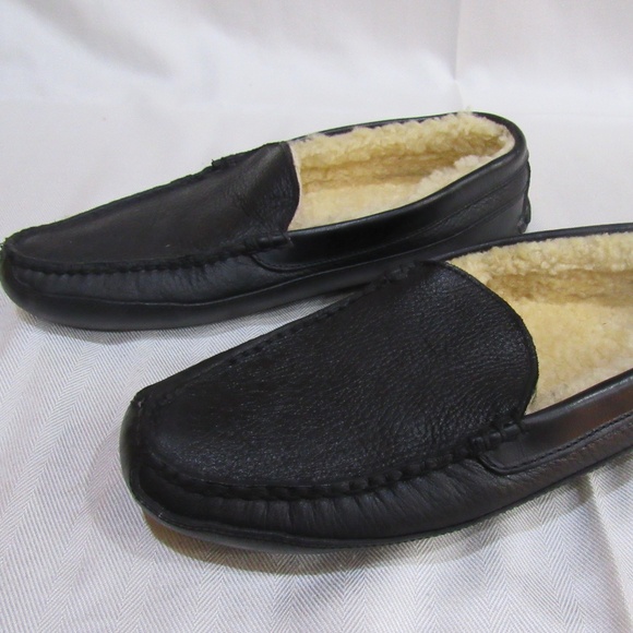 Alan Edmonds men's lined slippers - Picture 2 of 6